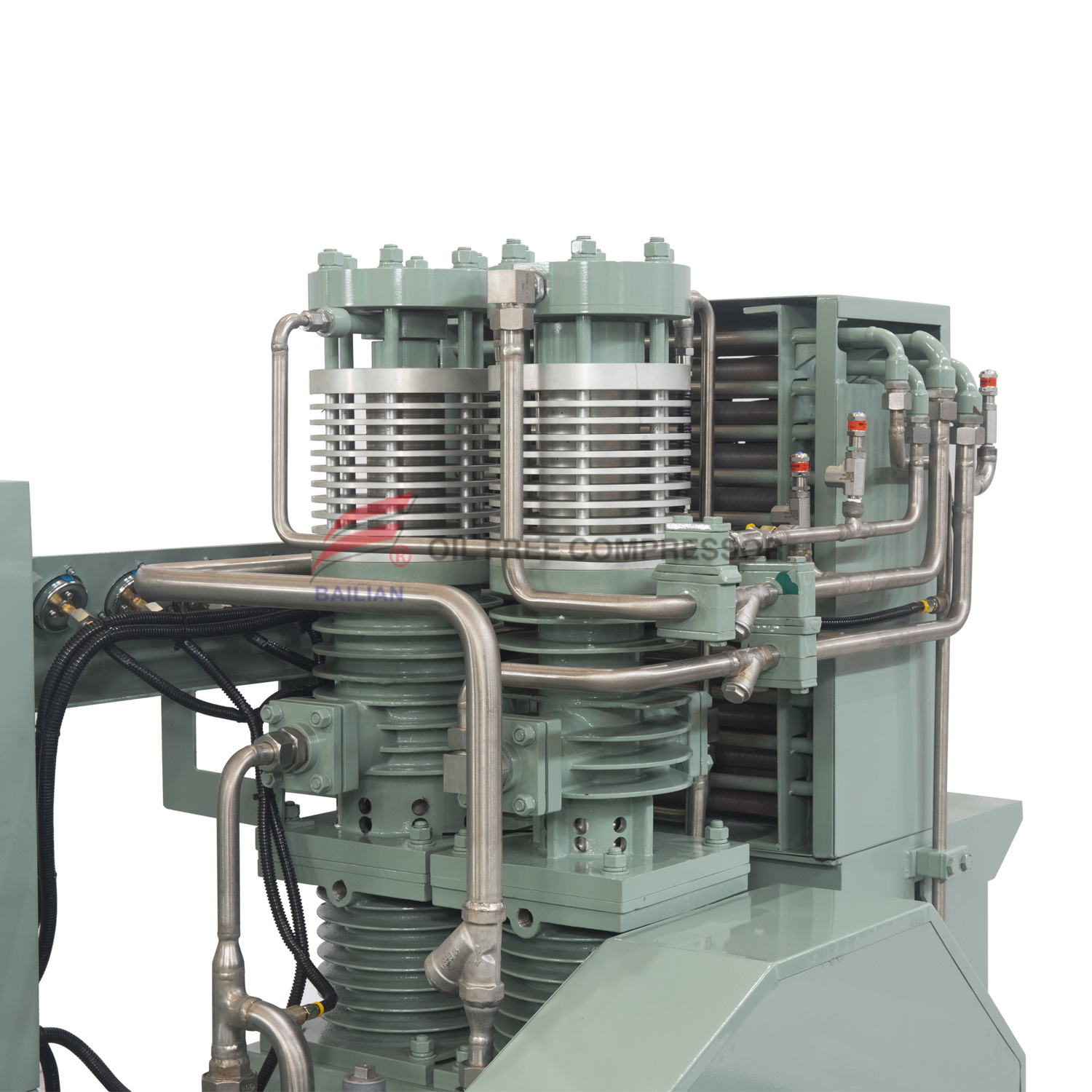 Compresor de aire de tipo skid montado en aceite vertical GZW-210/6-400