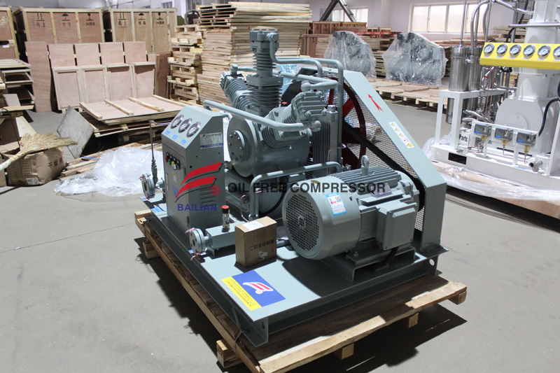 Compresor de aire de nitrógeno de reciclaje universal para llenado de cilindros.