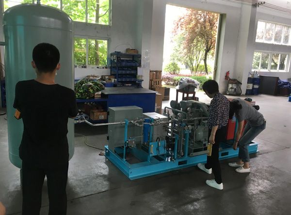 Bienvenido Daikin Fluorochemicals a Bailian Compressor Acceptance Equipment