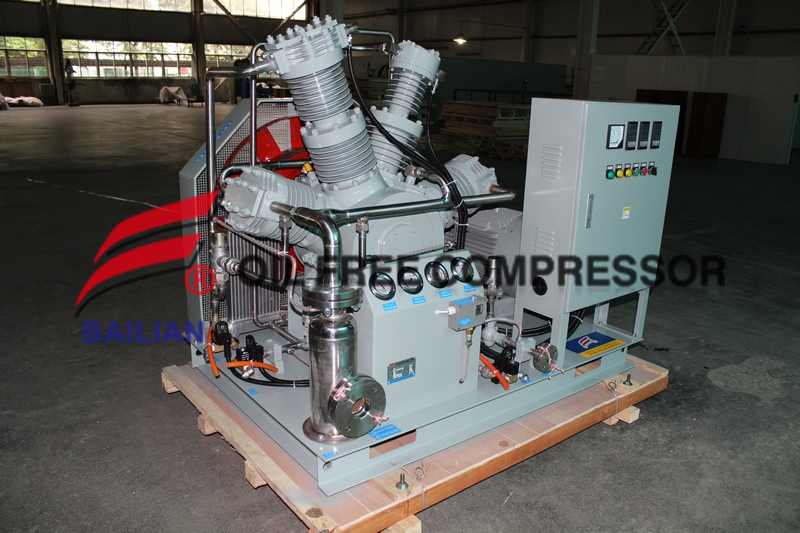 120 nm3 Compresor de helio sin aceite de 6 bar